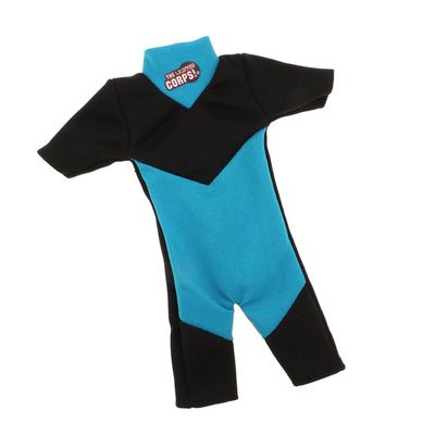Menolana 1/6 Scale 12 Inch Action Figure Wetsuit Clothes, Black Blue