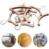 10pcs Wooden Hangers for Dolls Natural Color Miniature Clothes Storage for Dollhouse Accessories Organizing Dolls and Keeping Rooms Tidy view 2