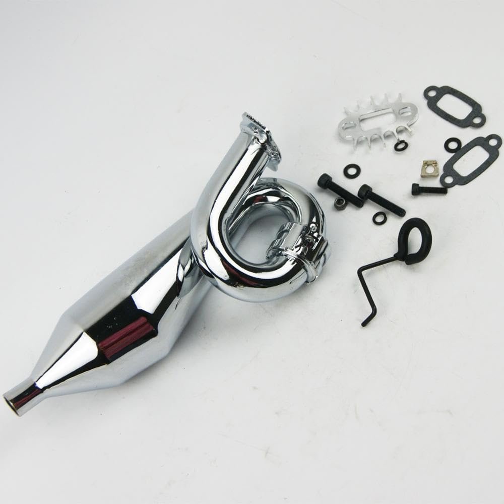 Greendhat Tuned Exhaust Pipe for HPI Rovan Baja 5B 5T King Motor Buggy
