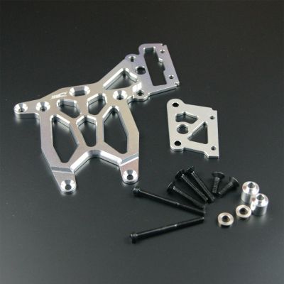 Greendhat CNC Alloy HD Rear Upper Plate for HPI Baja 5B SS 5T 5SC KM Rovan Truck Buggy ( Color : Silver )
