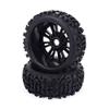 DAPENGNIAO 17mm Hub Wheel Rim & Tires Tyre for 1/8 Off-Road RC Car Buggy Redcat Team Losi VRX HPI Kyosho HSP Carson Hobao Accessories (Color : 4 rc car Tires) view 4