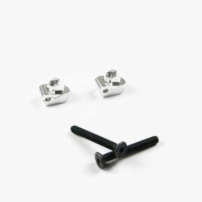 Greendhat Silver Aluminium Front Sway Bar Bushings Fit Rovan Kingmotor HPI Baja 5B 5T ( Color : Silver )