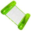 Coconut Float: Green Glitter Hammock Pool Lounger - 49" x 30" Inflatable Drifter, Exercise Saddle & Relaxation Chair view 1