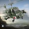 HEBXMF 2.4G RC Airplane Apache Military Fighter Model Simulation Military RC Helicopter 3.5 Channel Rc Aircraft with Gyro RTF for Children Beginners Indoor Electric Toys view 2