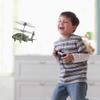 HEBXMF 2.4G RC Airplane Apache Military Fighter Model Simulation Military RC Helicopter 3.5 Channel Rc Aircraft with Gyro RTF for Children Beginners Indoor Electric Toys view 3