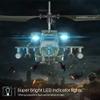 HEBXMF 2.4G RC Airplane Apache Military Fighter Model Simulation Military RC Helicopter 3.5 Channel Rc Aircraft with Gyro RTF for Children Beginners Indoor Electric Toys view 4