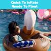 Coconut Outdoor Patriotic Bald Eagle Pool Float  Inflatable Pool Ring  Durable Long Lasting Lounge Tube and Water Toy  Fun Decoration for Parties, Events  Ages 8+ Years view 4