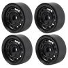 Greendhat 4Pcs Metal 1.9Inch Beadlock Wheel Rim Hub for 1/10 Rc Crawler Car Axial Scx10 90046 Traxxas Trx4 Rc4Wd D90 D110 Tf2 12 Small HOL ( Color view 1