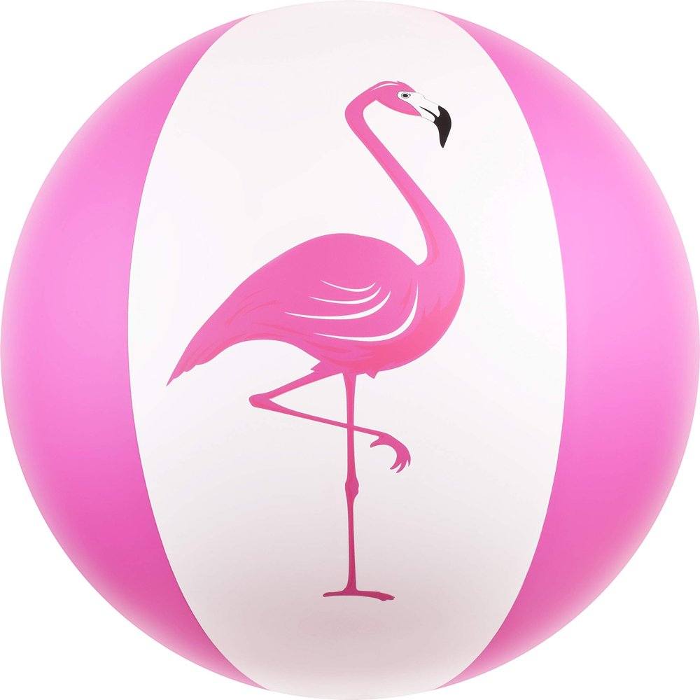 Coconut Outdoor Jumbo Pink Flamingo Beach Ball - Large 27 Inch Inflatable Beach Ball - Great for Summer Parties & Swim Events