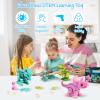 FREE TO FLY Dinosaur Toys for 3 4 5 6 Years Old Girls, Take Apart Dinosaur Learning Toys for Kids 3-5 5-7, STEM Building Construction Set with Electric Drill, Birthday Ideas view 2