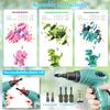 FREE TO FLY Dinosaur Toys for 3 4 5 6 Years Old Girls, Take Apart Dinosaur Learning Toys for Kids 3-5 5-7, STEM Building Construction Set with Electric Drill, Birthday Ideas view 4