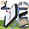 Baseball Card Binder with Sleeves 400 Pocket, Baseball Card Holder for Trading Cards Baseball Collector Album New York Sports Card 3 Ring Binder Storage Book Folder for Kids Gift (White) view 2