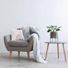Stupell Industries Forever Phrase Playful Love Sentiment Design by Leah Staatsma Pillow, 18 x 18, Pink view 2