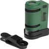 Kenko KL-ST240 Logos Handy Microscope with Smartphone Adapter, 120-240x Magnification, LED Light, Neck Strap Included, Green view 3