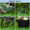 60 Pcs Army Camo Parachute Toys Hand Throwing Camo Parachute Men Toy Plastic Soldiers Army Toy Parachute Army Action Figures Hand Throw Outdoor Flying Gifts for Boys Girls Outdoor Party Game, 2 Styles view 3