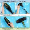 60 Pcs Army Camo Parachute Toys Hand Throwing Camo Parachute Men Toy Plastic Soldiers Army Toy Parachute Army Action Figures Hand Throw Outdoor Flying Gifts for Boys Girls Outdoor Party Game, 2 Styles view 4