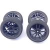 4Pcs 66mm Sponge Foam Wheel Tire Tyre for 1/10 RC Buggy RC Off-Road Car Racing Rally Car Drift Car HSP Sakura Tamiya view 1
