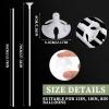 600 Pcs Plastic Balloon Sticks with Cups, Reusable Balloon Holder for Balloon Stand Birthday Christmas Party Wedding Anniversary Decoration(White) view 4