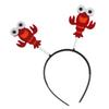 BESTOYARD 3 PCS Adorable Lobster Hair lobster head bopper crab headband cosplay animal headband lobster headband red lobster hat halloween headdress halloween cosplay costume halloween hair view 2