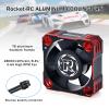 30mm RC Cooling Fan, 28000RPM Cooling Fan for Turbo ESC A3 with XH Connect for RC Car 1/8 1/10 1/12 RC Car ESC (Red&Black) view 4