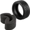 Shaluoman 8pcs 1/10 on Road Soft Tires Tyres Fit for RC 1:10 Touring On Road Car Wheels Rim Black view 4