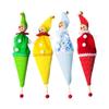 YKBAH 4Pcs Christmas Hand Puppets Clown Pop Up Plush Hand Puppet Telescopic Stick view 1