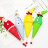 YKBAH 4Pcs Christmas Hand Puppets Clown Pop Up Plush Hand Puppet Telescopic Stick view 2