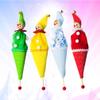 YKBAH 4Pcs Christmas Hand Puppets Clown Pop Up Plush Hand Puppet Telescopic Stick view 4