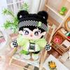 niannyyhouse 20cm Plush Doll Humanoid Stuffed Body Headband Green Hoodie Pants Shoes Kpop Doll Clothes (A-1) view 2