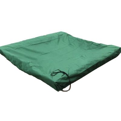 Sandbox Cover Square Watertight Sandpit Cover with Drawstring Tool, Oxford Cloth Sandbox Cover Swimming Pool and Furniture Sheet Protective-Green Sandbox Cover, Sandpit Canopy 47inch/120cm