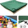 Sandbox Cover Square Watertight Sandpit Cover with Drawstring Tool, Oxford Cloth Sandbox Cover Swimming Pool and Furniture Sheet Protective-Green Sandbox Cover, Sandpit Canopy 47inch/120cm view 4
