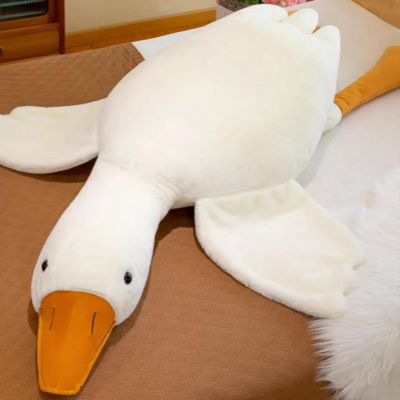 Ryttir Giant Goose Plush - 63" Extra Soft Goose Stuffed Animal Hugging Pillow with Rotund Belly,Safety Nursery Decor & Sensory Comfort Toy,Cuddle Companion for Kids(Valentine Gender Neutral Gift)