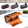 Surpass Hobby Dual 30mm Cooling Fan 27000RPM RC Car Motor Heatsink with Metal Cover for 1/8 1/7 RC Car Diameter 40/ 42mm Brushless Motor (Orange) view 4