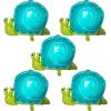 5Pcs Snails Balloons Snail Foil Balloons for Birthday Baby Shower Garden Animal Insect Snail Themed Party Decorations Supplies view 1