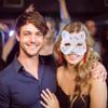 Didiseaon 2pcs Kitsune Fox Masks: Plastic Hand Painted Half Face Cosplay Masks Cat Animal Facemasks Japanese Party Assecories For Halloween Masquerade Drama Costume view 2