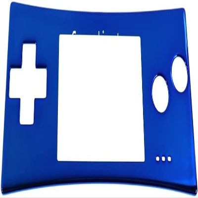 Front Faceplate Housing Shell Case Cover Replacement for Game Boy Micro GBM (Blue)