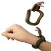 2pc Halloween Snake Bracelets Tricky Snake Wristband Fake Snake Wrist Band Bangle Jewelry Novelty Boa Python Prank Props Gift for Halloween April Fools Day Cosplay Party view 1