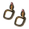 2pc Halloween Snake Bracelets Tricky Snake Wristband Fake Snake Wrist Band Bangle Jewelry Novelty Boa Python Prank Props Gift for Halloween April Fools Day Cosplay Party view 4