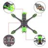 DKNTZO 5 Inch Racing FPV Drone Frame Kit, MARK5 5 inch 225 FPV Carbon Fiber Racing FPV Drone Frame 225mm Wheelbase with 5mm Arm for 5 inch Propeller Racing FPV for Air Unit HD/for Vista/for Analog view 3