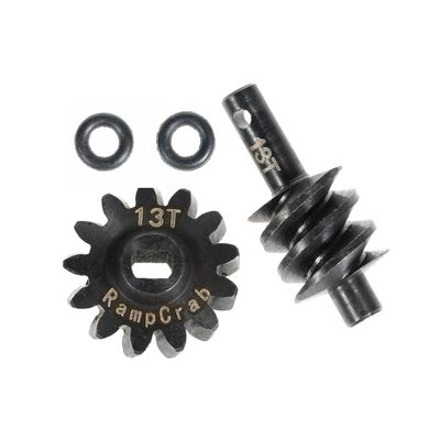 RampCrab Overdrive Differential Gear Set 13T, Hardened Steel, 1/24, Upgrade Parts for Axial SCX24 Bronco Deadbolt JLU B-17 Gladiator C10, 1/24 RC Crawler Car