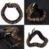 2pc Halloween Snake Bracelets Tricky Snake Wristband Fake Snake Wrist Band Bangle Jewelry Novelty Boa Python Prank Props Gift for Halloween April Fools Day Cosplay Party view 3