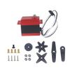 QWinOut Waterproof Servo 20KG 30KG 35KG 40KG Servo 180 270 360 Degree Large Torque Digital Servo Metal Gear for DIY RC Truck 1/8 1/10 Car (2PCS 15KG 270Degrees) view 3
