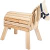 Small Foot Compact Wooden Horse with Headcollar, from 3 Years, Indoor and Outdoor, 12313, Beige view 3