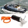 12-48V Underwater Thruster, 4 Blades Propeller Brushless Motor Thruster Unmanned Ship Underwater Thruster Propulsion Motor for Kayak, Underwater Robot, Nest Ship view 4