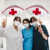2Pcs Nurse Cap Balloons/Nurse Party Decorations/Nurse Graduation Decorations/Nursing Graduation Party Supplies/Nursing School Graduation Party Decorations/Nurse Balloons view 4