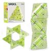 Speks Geode Magnetic Fidget Toy | Sensory Desk Toy for Adults & Teens 14+ | Stress Relief Gift | Pyramid, Peridot view 1