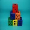 Everrich EVC-0174 Foam Dice Set - Set of 6 Colors - 3 Inch Cube view 1