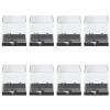 HANABASS 8pcs Transparent Mineral Specimen Storage Box Display Case for Collectibles Lightweight Plastic Container for Organizing Crystals and Treasures view 1