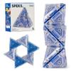 Speks Geode Magnetic Fidget Toy | Sensory Desk Toy for Adults & Teens 14+ | Stress Relief Gift | Pyramid, Cobalt view 1