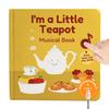Cali's Books I'm a Little Teapot Music Book for Toddlers 1-3 Years Old - Food Musical Books, Interactive Baby Sound Book, Singing Toy for Children Girls, Learning Song Toys for Toddler Boys view 1